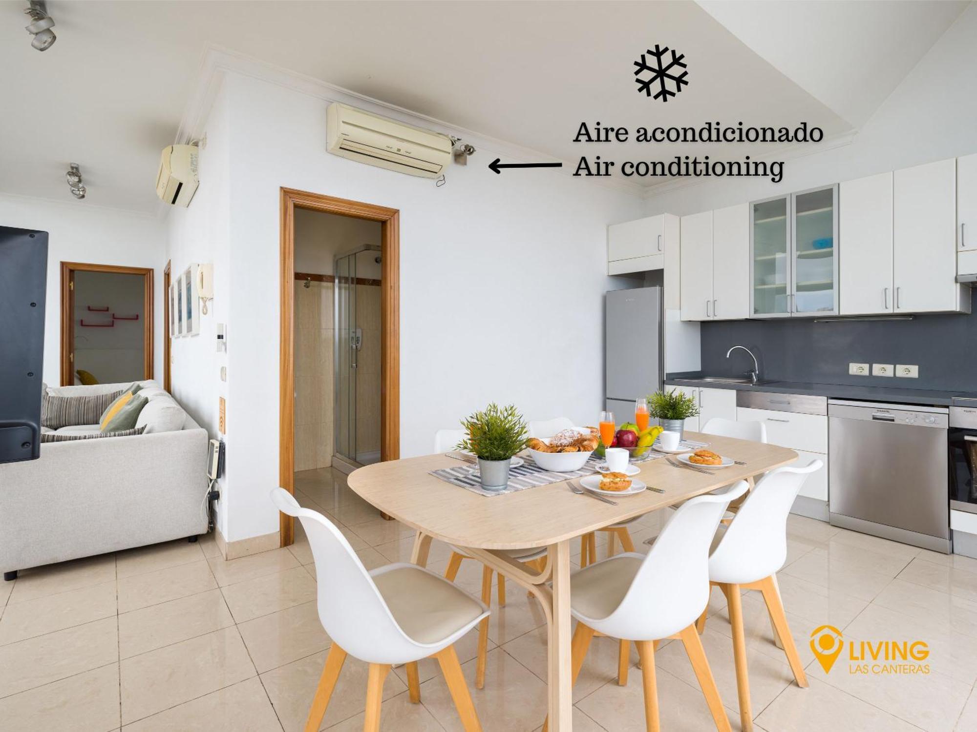 Living Las Canteras - PENTHOUSE ALCARAVANERAS BEACH&FREE PARKING Las Palmas de Gran Canaria Exterior foto