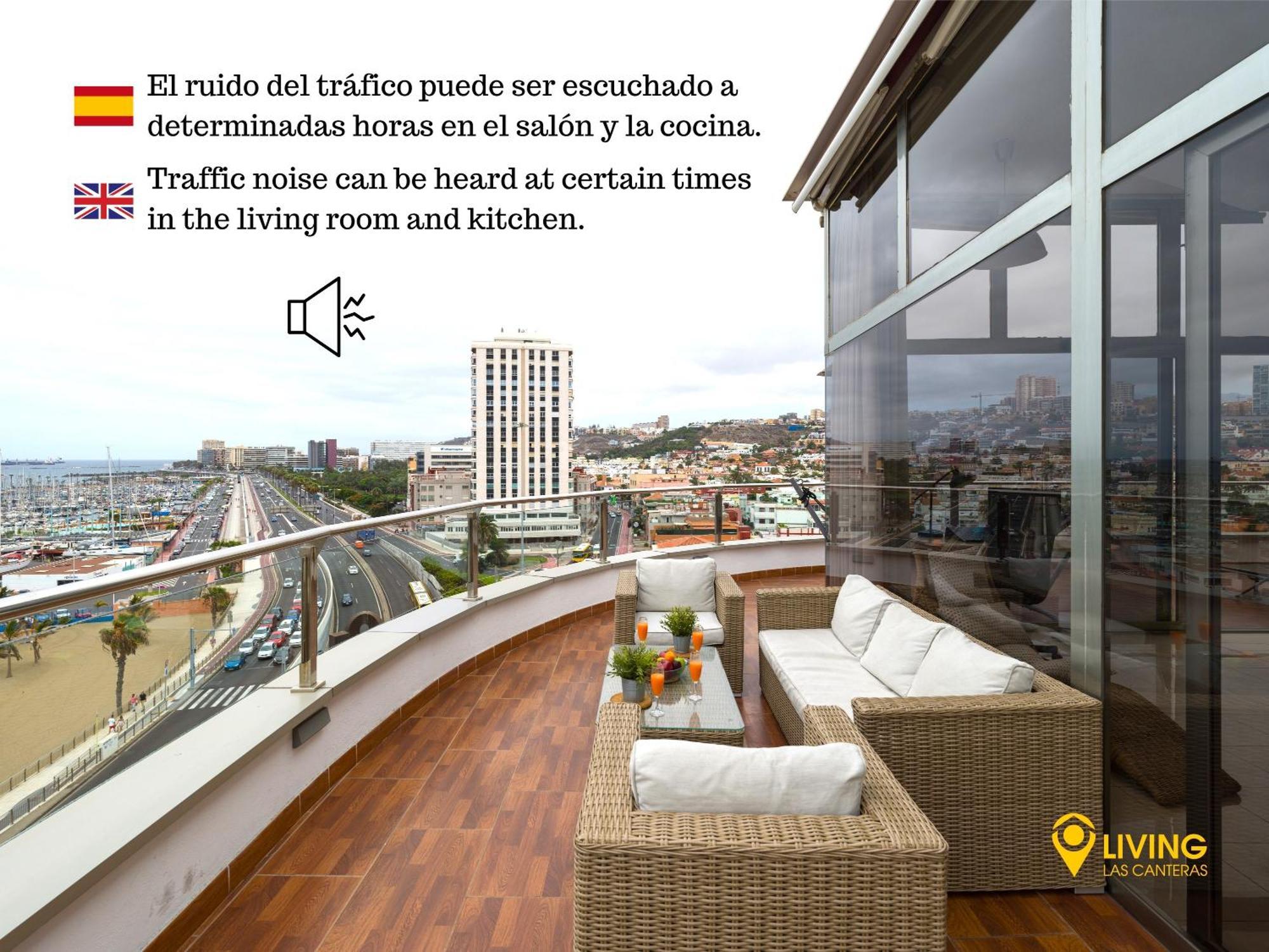 Living Las Canteras - PENTHOUSE ALCARAVANERAS BEACH&FREE PARKING Las Palmas de Gran Canaria Exterior foto