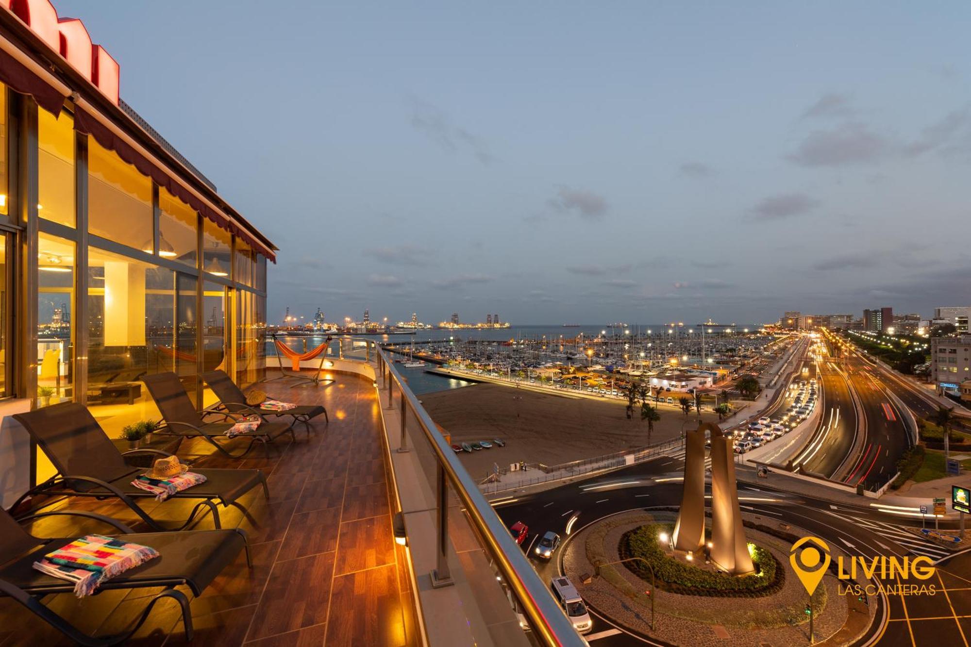 Living Las Canteras - PENTHOUSE ALCARAVANERAS BEACH&FREE PARKING Las Palmas de Gran Canaria Exterior foto