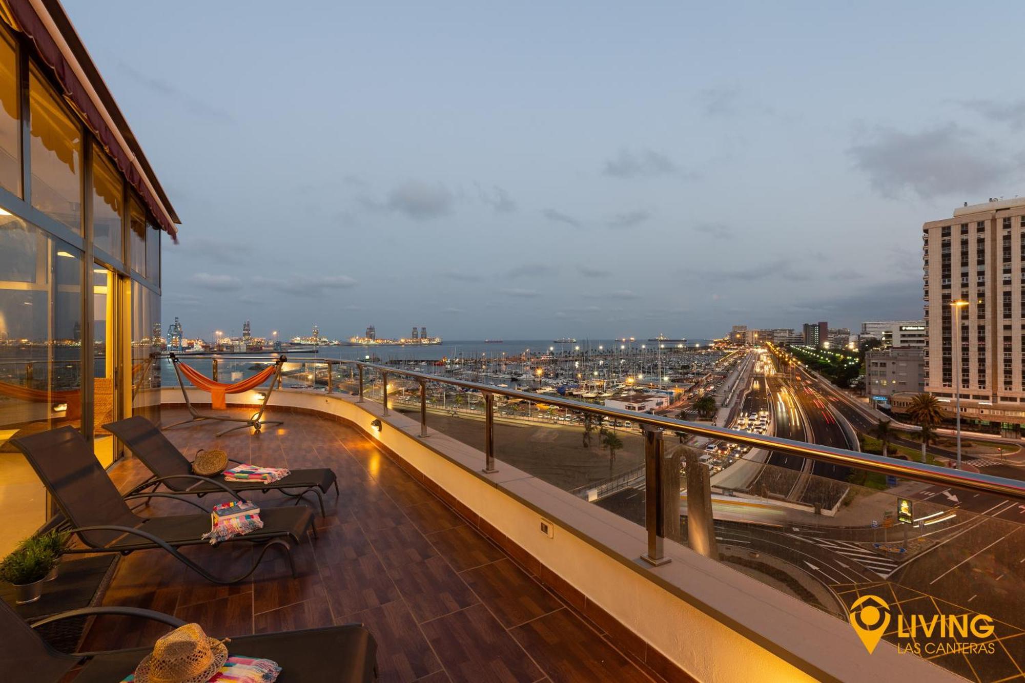 Living Las Canteras - PENTHOUSE ALCARAVANERAS BEACH&FREE PARKING Las Palmas de Gran Canaria Exterior foto