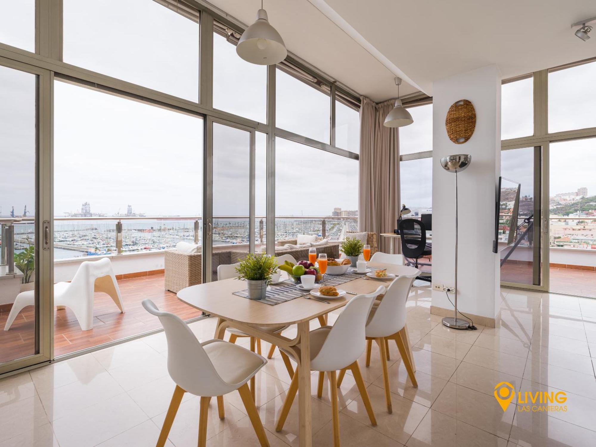 Living Las Canteras - PENTHOUSE ALCARAVANERAS BEACH&FREE PARKING Las Palmas de Gran Canaria Exterior foto